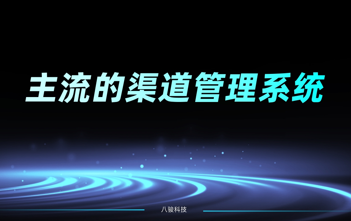 主流的渠道管理系統