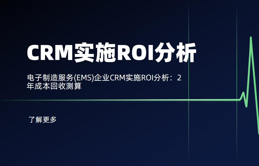 CRM實施ROI分析